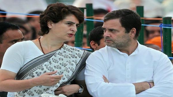 Priyanka Gandhi Vadra and Rahul Gandhi . File Photo